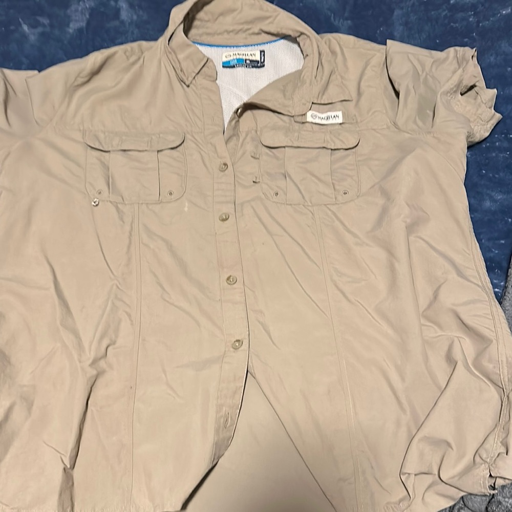 Columbia Tan Short Sleeve Shirt